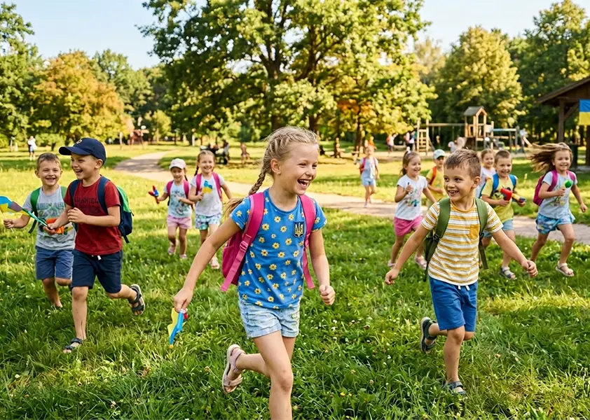 Діти у літньому таборі